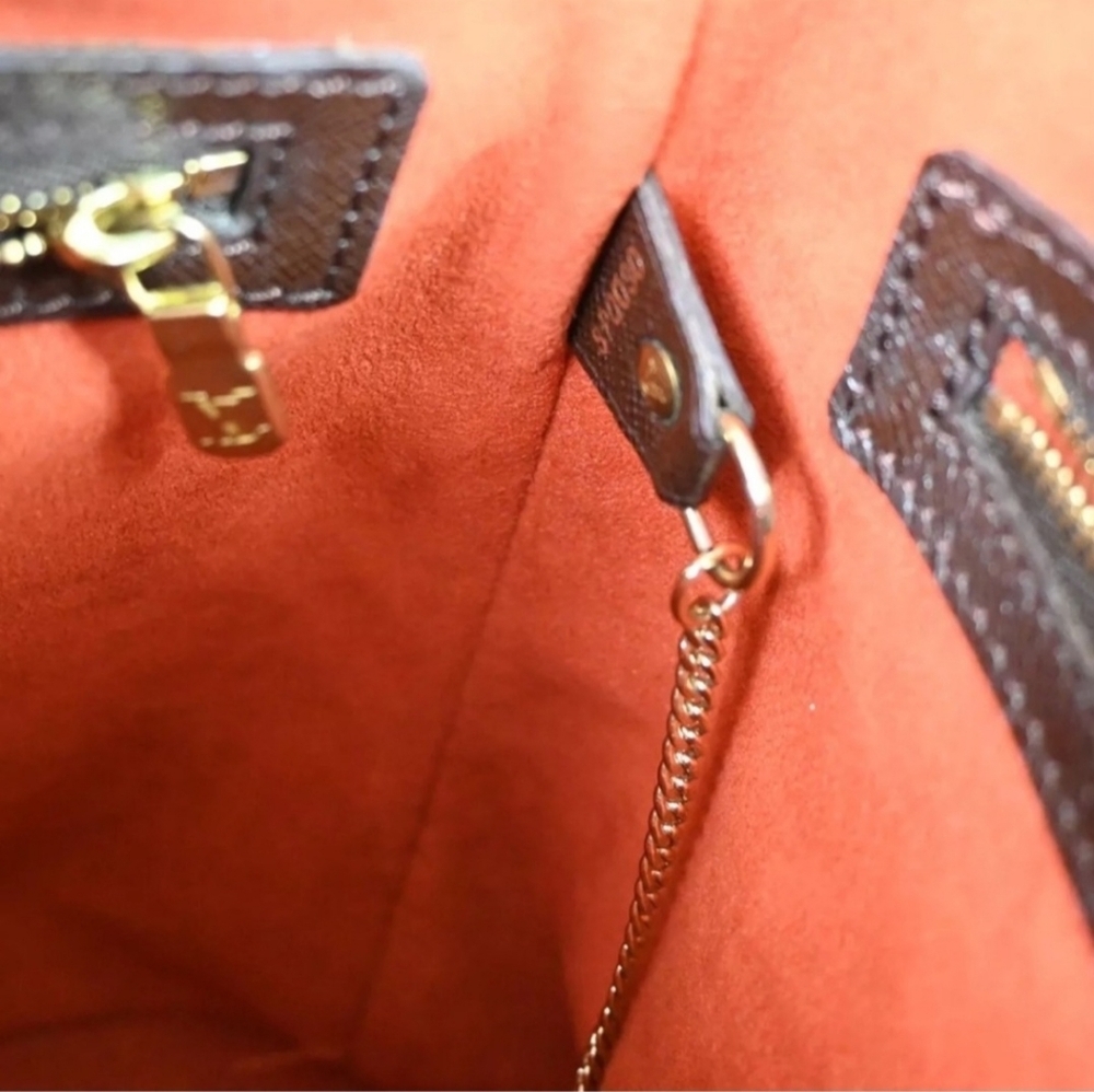 Louis Vuitton Brown Damier Ebene Marais Bucket Shoulder Bag - Picture 9 of 16